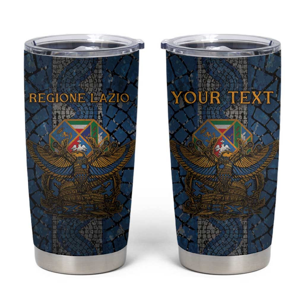 Personalized Italy Lazio Tumbler Cup Roman Eagle Heritage - Wonder Print Shop