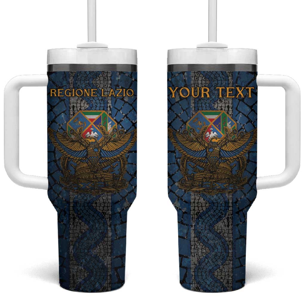 Personalized Italy Lazio Tumbler With Handle Roman Eagle Heritage - Wonder Print Shop