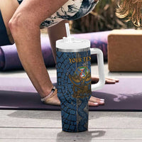 Personalized Italy Lazio Tumbler With Handle Roman Eagle Heritage - Wonder Print Shop