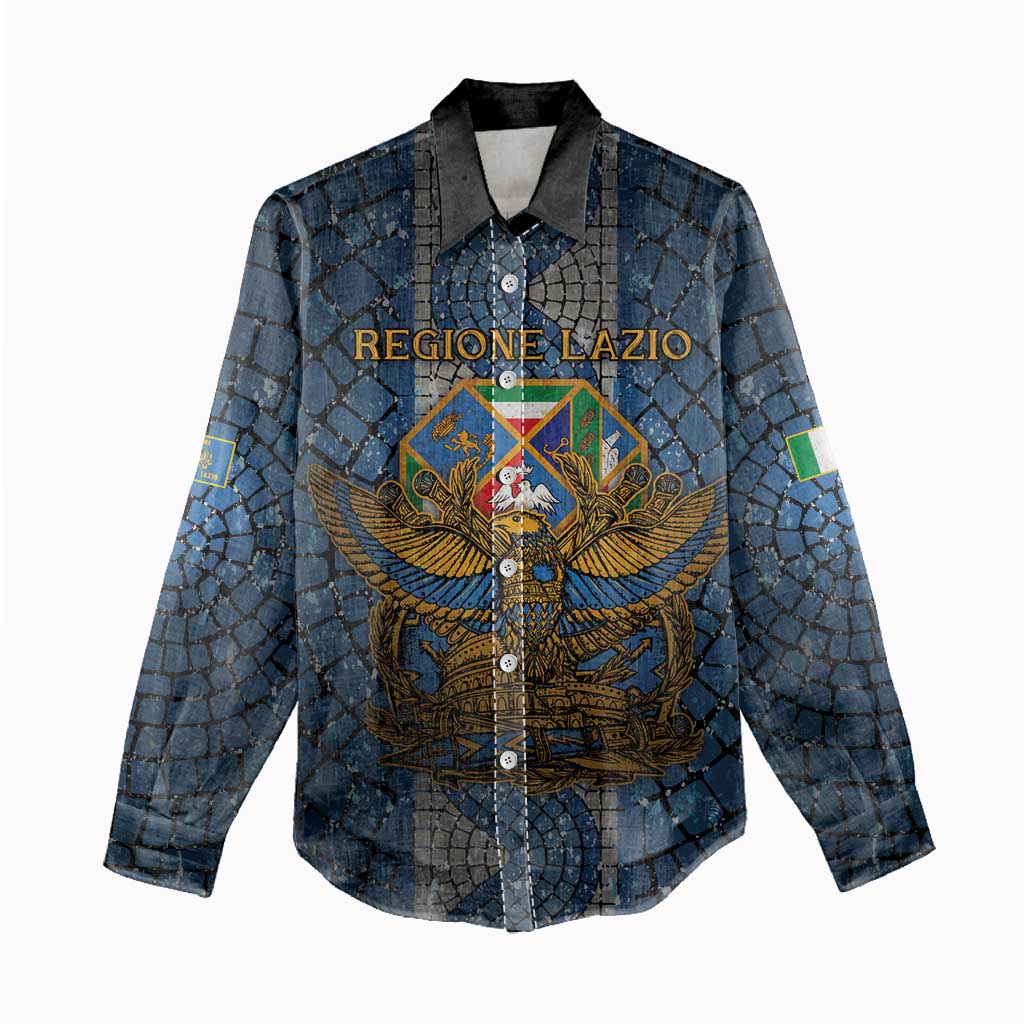 Personalized Italy Lazio Women Casual Shirt Roman Eagle Heritage - Wonder Print Shop