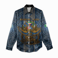 Personalized Italy Lazio Women Casual Shirt Roman Eagle Heritage - Wonder Print Shop