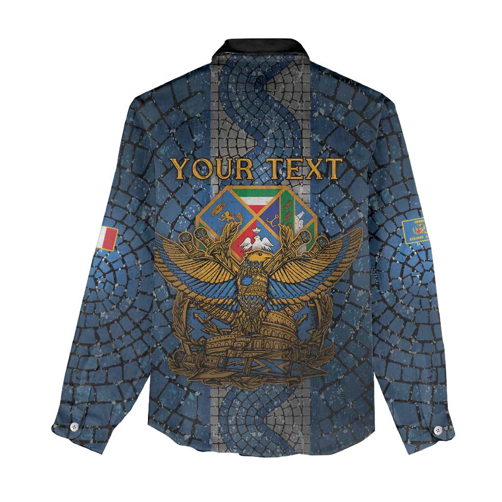 Personalized Italy Lazio Women Casual Shirt Roman Eagle Heritage - Wonder Print Shop