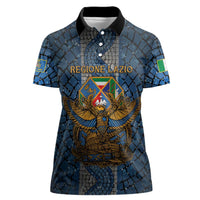 Personalized Italy Lazio Women Polo Shirt Roman Eagle Heritage - Wonder Print Shop