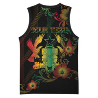 Personalized Ghana Basketball Jersey Eagle Of Freedom And Justice