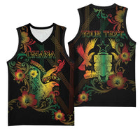 Personalized Ghana Basketball Jersey Eagle Of Freedom And Justice