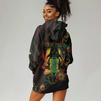 Personalized Ghana Hoodie Dress Eagle Of Freedom And Justice