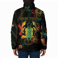 Personalized Ghana Padded Jacket Eagle Of Freedom And Justice
