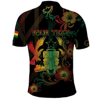 Personalized Ghana Polo Shirt Eagle Of Freedom And Justice