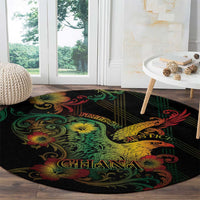 Ghana Round Carpet Eagle Of Freedom And Justice