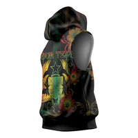 Personalized Ghana Sleeveless Hoodie Eagle Of Freedom And Justice