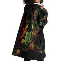 Personalized Ghana Wearable Blanket Hoodie Eagle Of Freedom And Justice