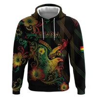 Personalized Ghana Zip Hoodie Eagle Of Freedom And Justice