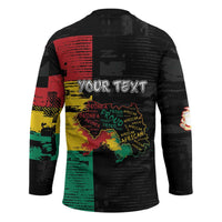 Personalized Guinea Hockey Jersey Elephant Soul African