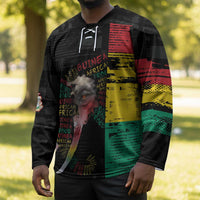 Personalized Guinea Hockey Jersey Elephant Soul African