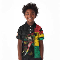 Personalized Guinea Kid Polo Shirt Elephant Soul African