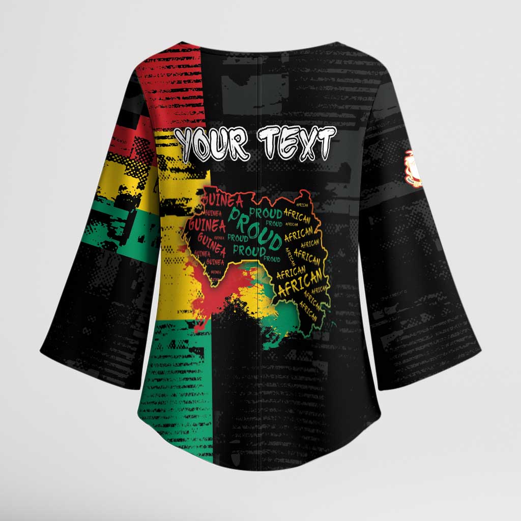 Personalized Guinea Kimono Sleeve Blouse Elephant Soul African