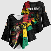 Personalized Guinea Kimono Sleeve Blouse Elephant Soul African