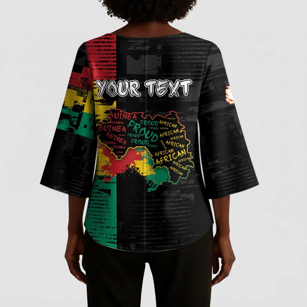 Personalized Guinea Kimono Sleeve Blouse Elephant Soul African