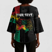 Personalized Guinea Kimono Sleeve Blouse Elephant Soul African
