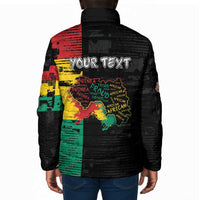 Personalized Guinea Padded Jacket Elephant Soul African