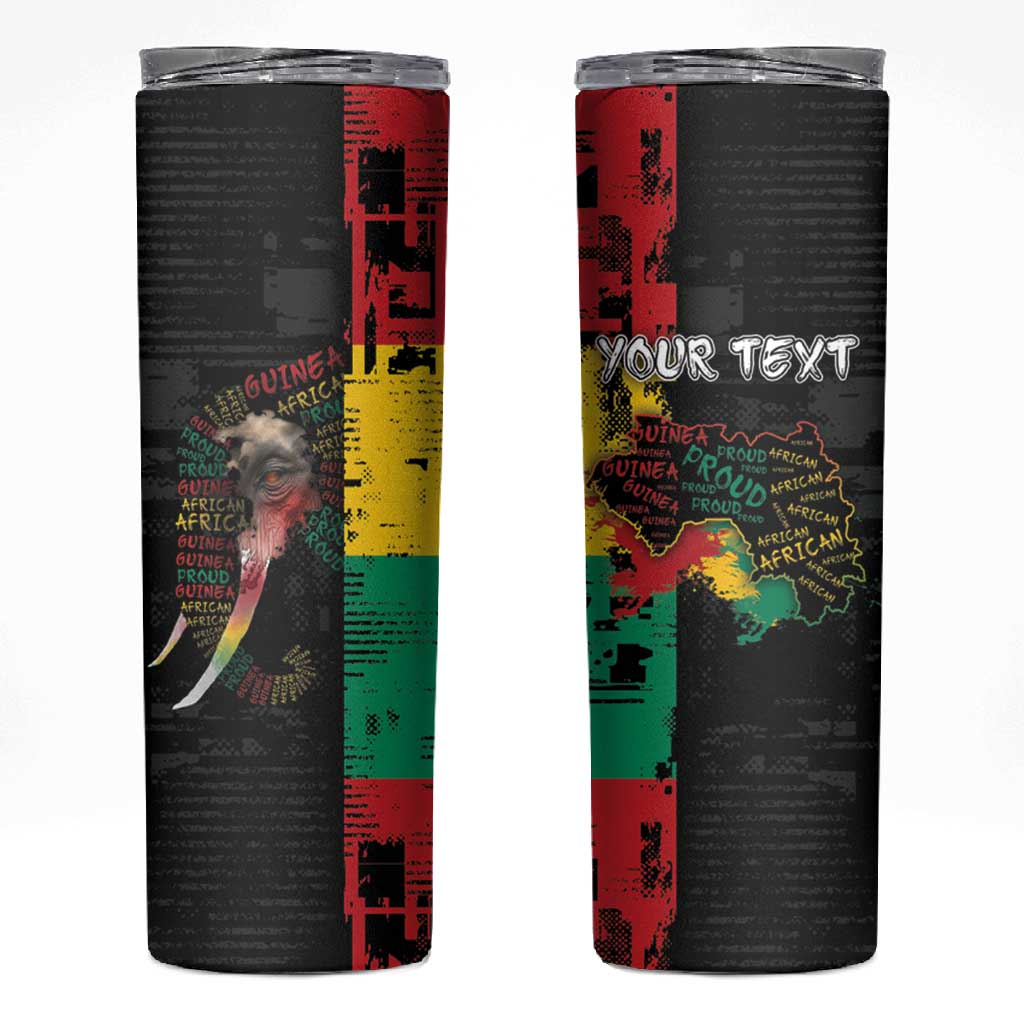 Personalized Guinea Skinny Tumbler Elephant Soul African
