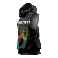 Personalized Guinea Sleeveless Hoodie Elephant Soul African