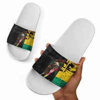 Guinea Slide Sandals Elephant Soul African