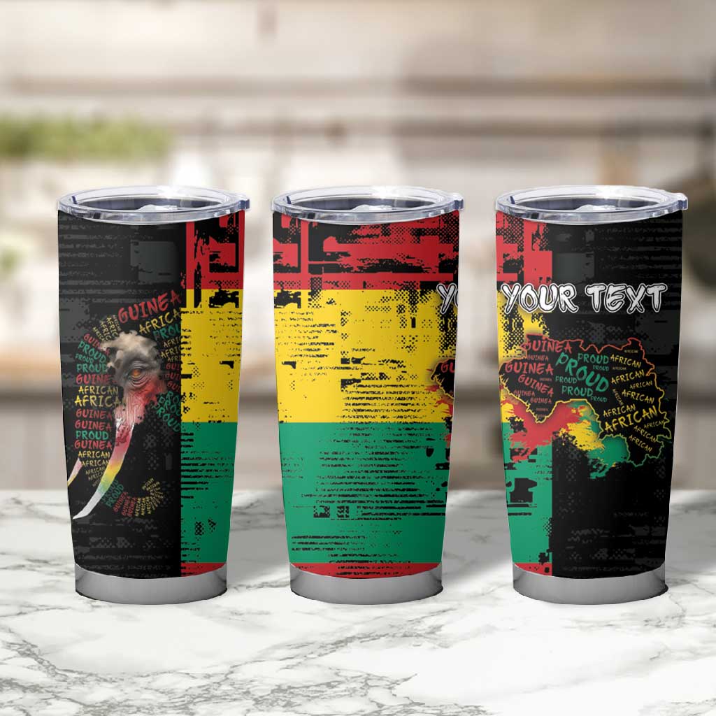 Personalized Guinea Tumbler Cup Elephant Soul African