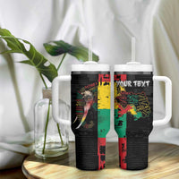 Personalized Guinea Tumbler With Handle Elephant Soul African