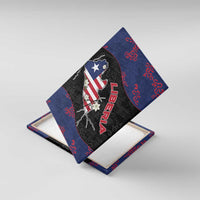 Liberia Canvas Wall Art Map With Pepper Flowers Scratch Texture