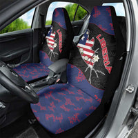 Liberia Car Seat Cover Map With Pepper Flowers Scratch Texture