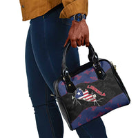 Liberia Shoulder Handbag Map With Pepper Flowers Scratch Texture