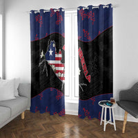 Liberia Window Curtain Map With Pepper Flowers Scratch Texture
