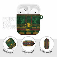 Mali AirPods Case Golden Sun And Mosque Patterns Retro Style