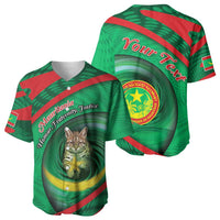 Personalized Mauritania Baseball Jersey African Wildcat From Richat Structure