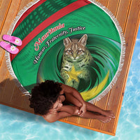 Mauritania Beach Blanket African Wildcat From Richat Structure