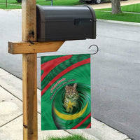 Mauritania Garden Flag African Wildcat From Richat Structure