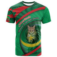 Personalized Mauritania T shirt African Wildcat From Richat Structure