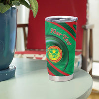 Personalized Mauritania Tumbler Cup African Wildcat From Richat Structure