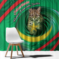 Mauritania Window Curtain African Wildcat From Richat Structure