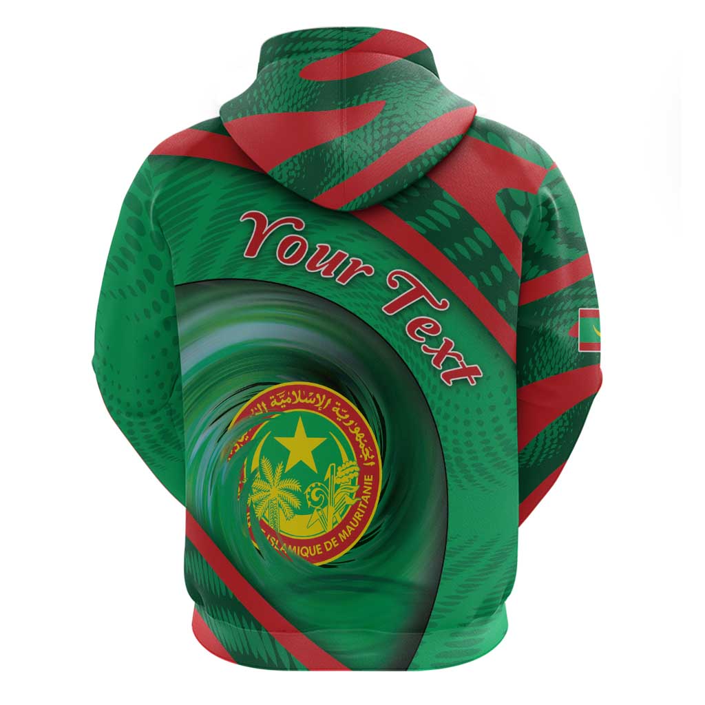 Personalized Mauritania Zip Hoodie African Wildcat From Richat Structure