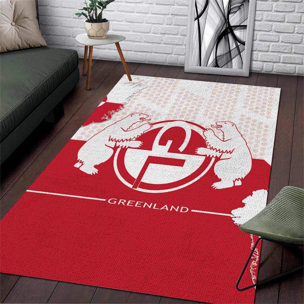 Greenland Area Rug Coat Of Arms Unique Style