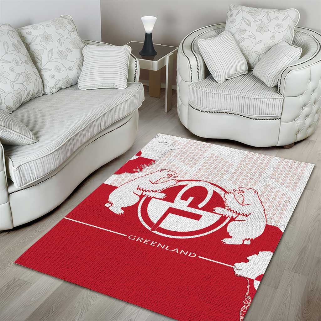 Greenland Area Rug Coat Of Arms Unique Style