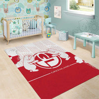 Greenland Area Rug Coat Of Arms Unique Style