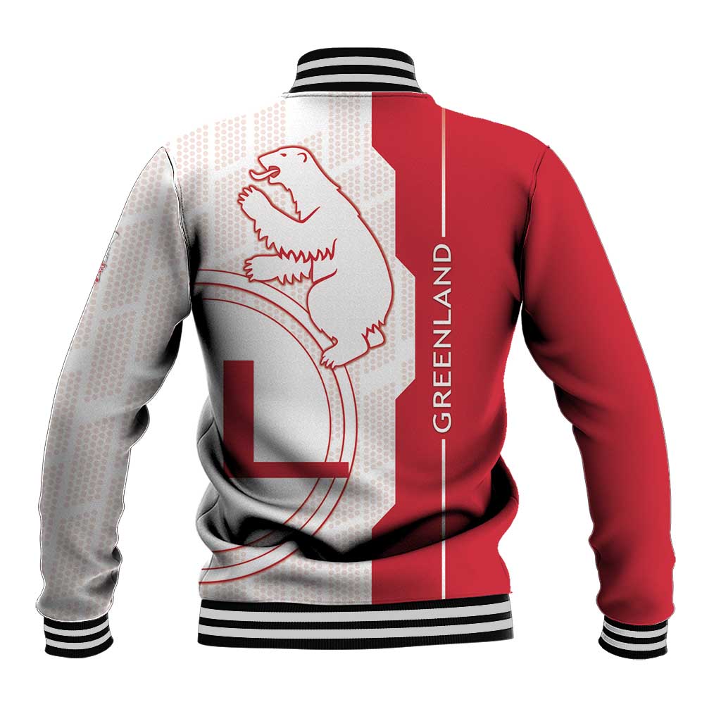 Greenland Baseball Jacket Coat Of Arms Unique Style