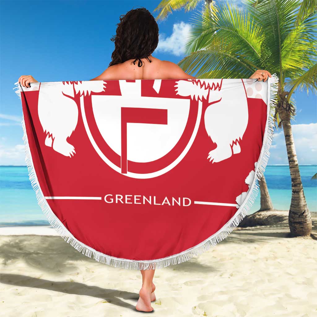 Greenland Beach Blanket Coat Of Arms Unique Style