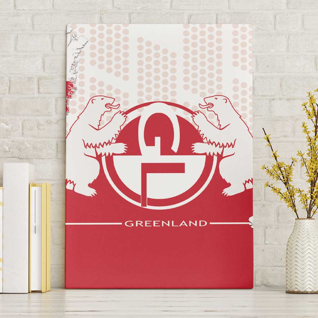 Greenland Canvas Wall Art Coat Of Arms Unique Style