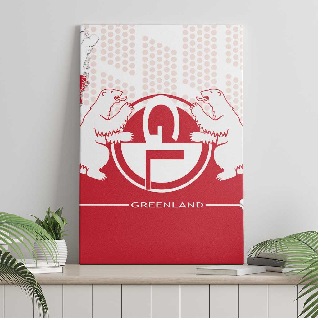 Greenland Canvas Wall Art Coat Of Arms Unique Style