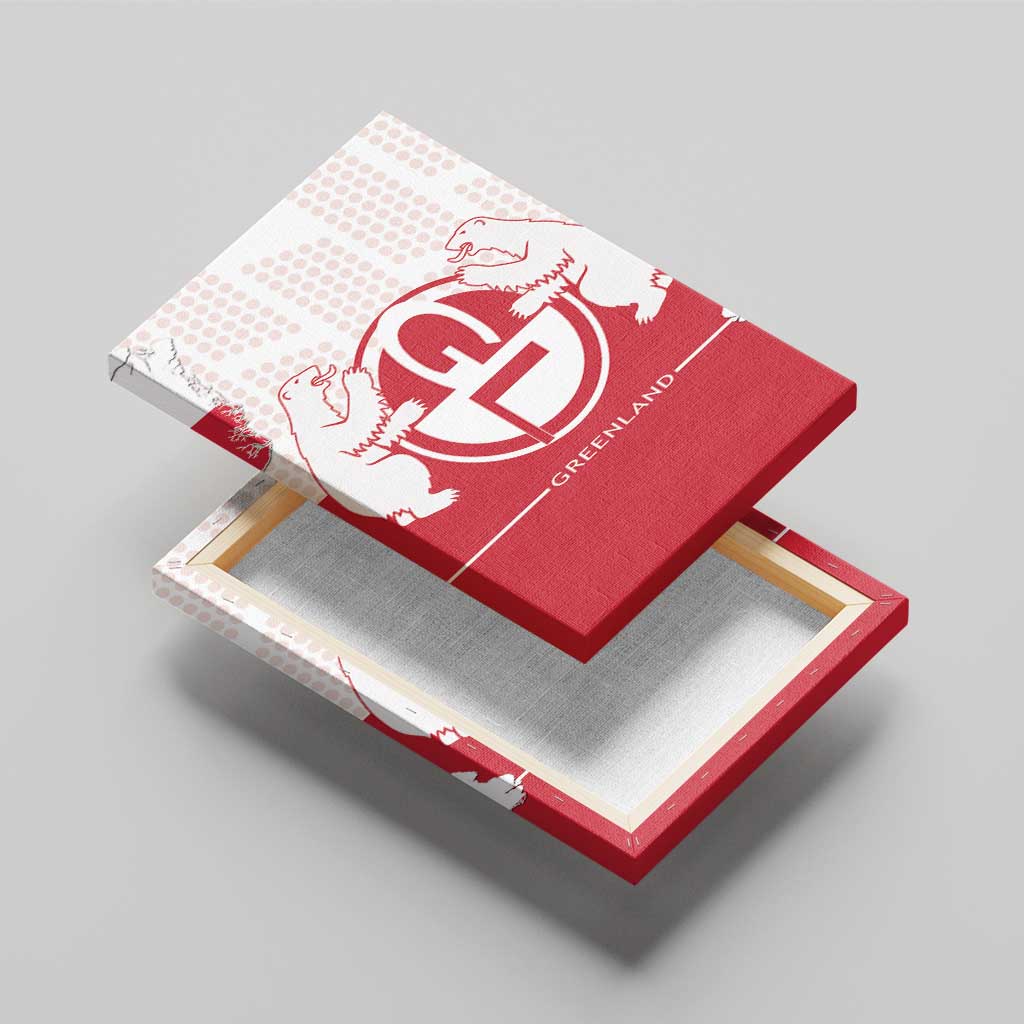 Greenland Canvas Wall Art Coat Of Arms Unique Style