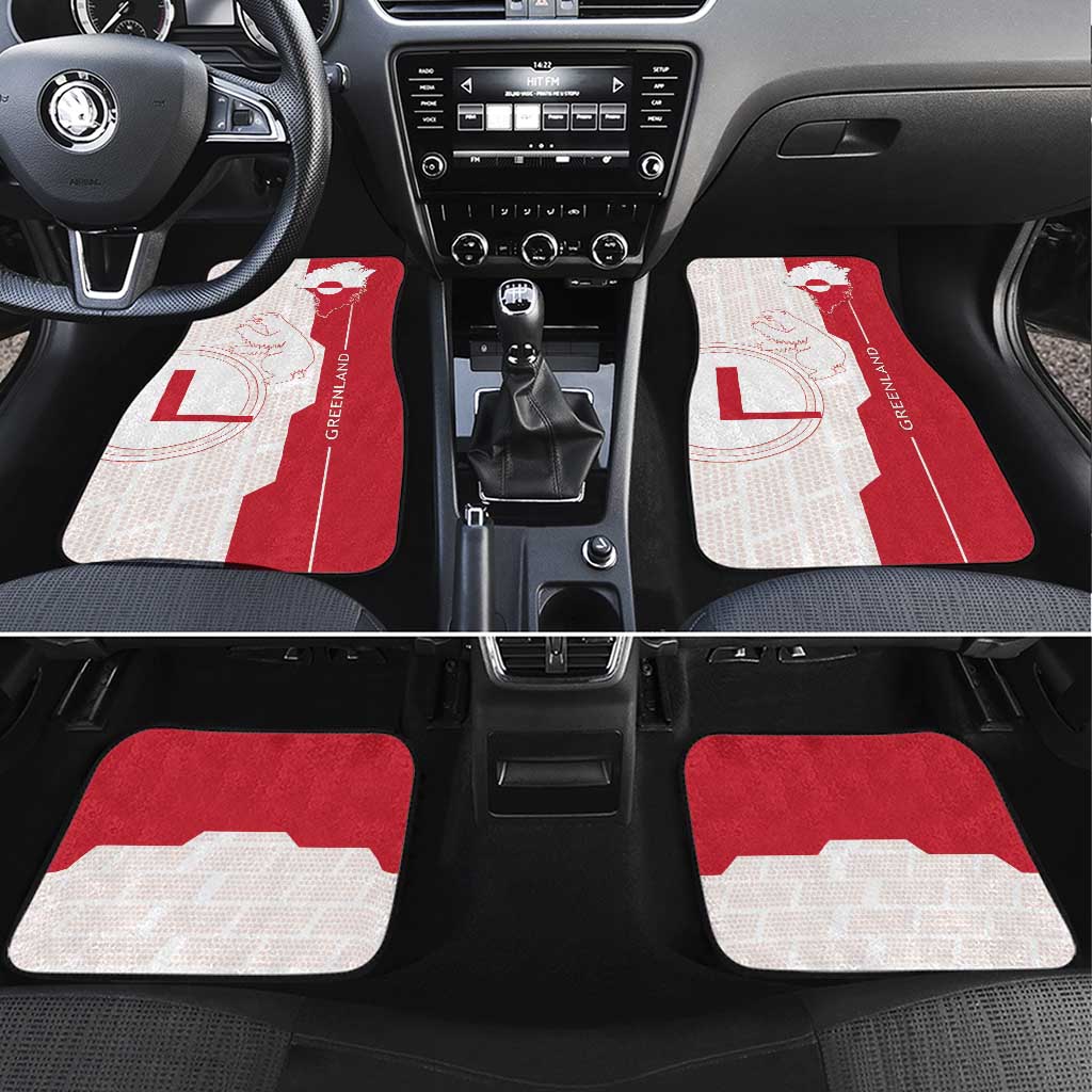 Greenland Car Mats Coat Of Arms Unique Style